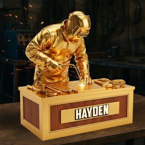 Proud Skilled Welder Acrylic Plaque - Personalized Gifts For Welders 02OHLU140725