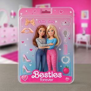 Personalized Gifts For Friends Acrylic Plaque, Besties Forever 02qhtn210625