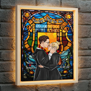 Couple Kissing Gifts Personalized Light Photo Frame 01HUDT180823TM