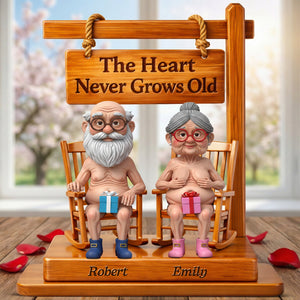 Naughty Old Couple Acrylic Plaque - Personalized Gifts For Couples 04ohqn020226