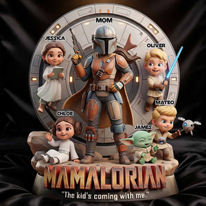 Space Warrior Mom Acrylic Plaque Personalized Gifts For Mom 02PADT050326