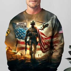 Veteran 3D Shirt - Personalized Gifts For Veteran 01hupu130625 - AOP Products - GoDuckee