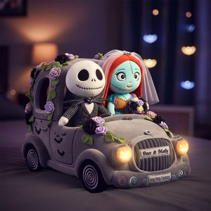 Spooky Bride & Groom Pillow - Personalized Gifts For Couple 08tomg141125