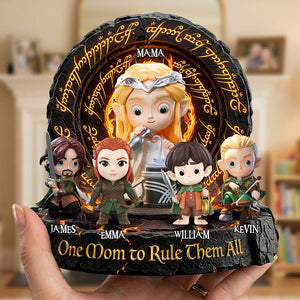 One Mom To Rule Them All Acrylic Plaque - Personalized Gifts For Mom 01hudt300326-Homacus
