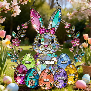 Personalized Easter Gifts For Mother's Day Suncatcher Ornament 01natn060226