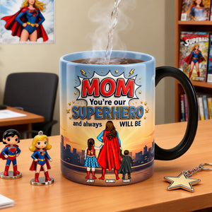 Fearless Guardian Mom Magic Mug - Personalized Gifts For Mothers 04natn140426