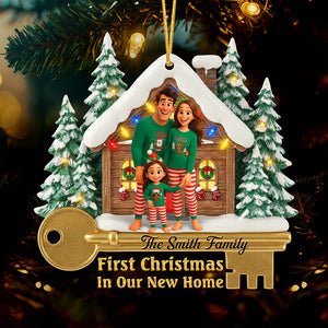 Family Housewarming Christmas Ornament - Custom Photo Gifts For Family 04toqn200925 - Ornament - GoDuckee