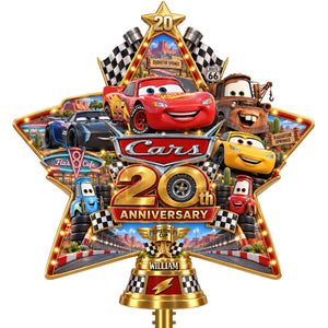 20th Anniversary Racemas Acrylic Christmas Tree Topper - Personalized Gifts For Christmas 01ohqn210926