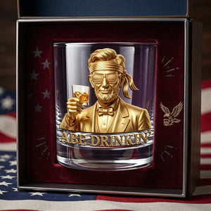 Great Man Drinking Glass - Personalized Gifts For Patriots 01huta280526