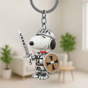 Faithful Knight Acrylic Keychain - Personalized Gifts For Christian 04NAPU100725