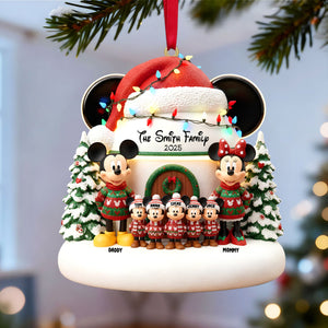 Cute Cartoon Family Personalized Gifts For Family Christmas Ornament 01totn271025
