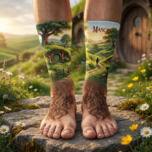 Mystic Realm Adventure Middle Tube Socks - Personalized Gifts For Fantasy Lovers 01NADT220926