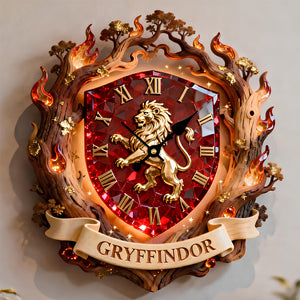 Fantasy Shield Hanging Wall Clock 01PADT251225