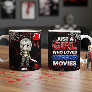 Horror Girl Mug Personalized Gifts For Movie Fans 02OHTN270825
