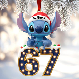 Alien Says Six Seven Acrylic Ornament - Personalized Christmas Gifts 04OHQN181125