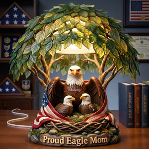 American Proud Mom Acrylic Light Box - Personalized Gifts For Mother's Day 04naqn160426