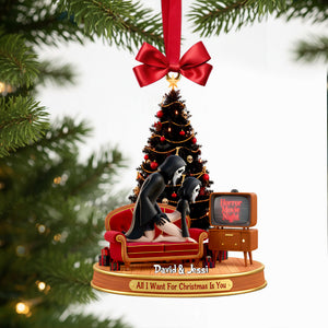 Cheeky Couple Acrylic Ornament - Personalized Gifts For Couples 06OHLU181125