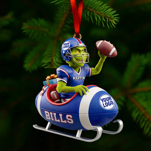 Holiday Touchdown Ornament - Personalized Christmas Gift Sport Lovers 06KILU231025
