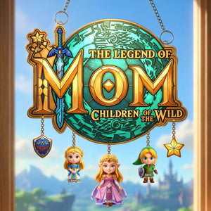 Epic Mom Journey With Kids Suncatcher - Personalized Gifts For Moms 03NAQN030426
