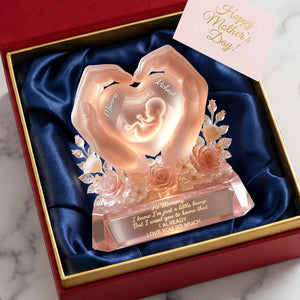 Baby Bump Love Mother Acrylic Plaque - Personalized Gifts For Mothers 01paqn030326