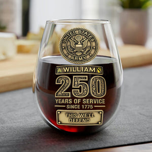 Military 250th Anniversary Glass Egg Cup Personalized Gifts For Veteran 01ohtn060825