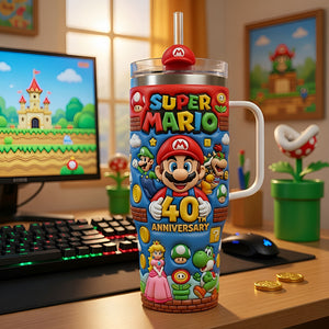 Gamer Legend Anniversary Handle Tumbler - Personalized Anniversary Gifts 05TGDT130426
