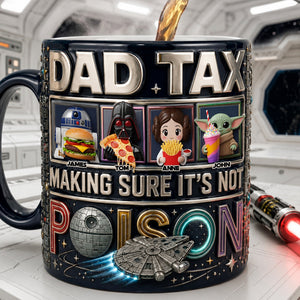 Dad Tax Magic Coffee Mug - Personalized Gifts For Dad 05palu260526