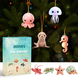 Sea Animals Advent Calendar Acrylic Blind Box - Personalized Gifts For Christmas 11kimg151125
