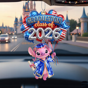Cute Graduation Balloon Car Ornament Personalized Gifts For Graduates 05PAQN090526