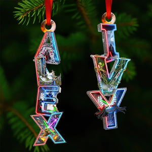 Cosmic Alphabet Ornament Personalized Christmas Gifts 05HYDT271025