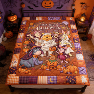 Honey, Hug & Halloween Blanket - Personalized Gifts For Halloween 04tytn100826