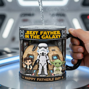 Best Universe Dad Magic Mug - Personalized Gifts For Dad 05OHLU160426
