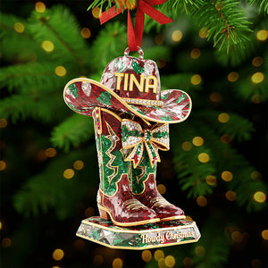 Personalized Gifts For Cowboy Christmas Ornament 04kita220925