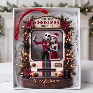 Our Christmas Together Acrylic Ornament – Personalized Gifts For Couple 06TOTN010826