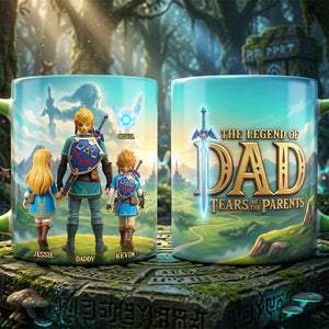 Legendary Adventure Dad Accent Mug - Personalized Gifts For Dads 03nata060526