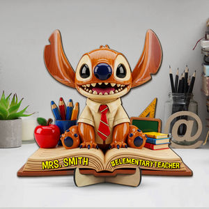 Back To School Teacher Wood Sign - Personalized Gifts For Teacher 06OHPU160725