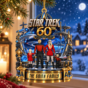 Sci-fi Theme Christmas Ornament - Personalized Gifts For Family 01OHQN230926
