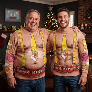 Funny Tie Ugly Sweater - Personalized Gifts For Christmas 03hadt191026