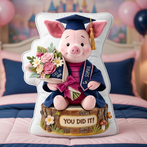 Graduation Custom Shape Pillow - Personalized Gifts For Graduates 01paqn130526