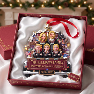 250 Years Of Magical & Freedom Christmas Ornament - Personalized Gifts For Family 03tytn2508526