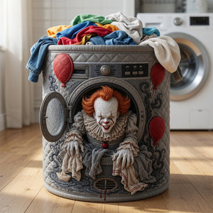 Gothic Horror Quilted Laundry Basket Personalized Gifts For Horror Lovers 05NATN140726