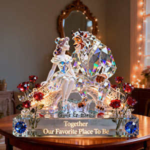 Crystal Couple Acrylic Plaque - Personalized Gifts For Couple 02OHLU040226