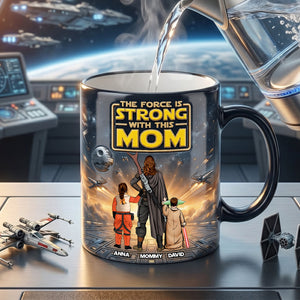 Strongest Warrior Mom And Kids Magic Mug - Personalized Gifts For Moms 03natn200426