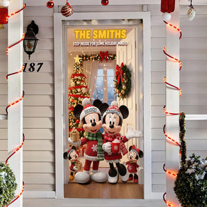 Welcome Family Door Cover - Personalized Gifts For Family 06PGMG031125