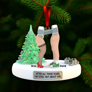 Naughty Nut and Screw Couple Ornament - Personalized Gifts For Couples 01OHLU101125