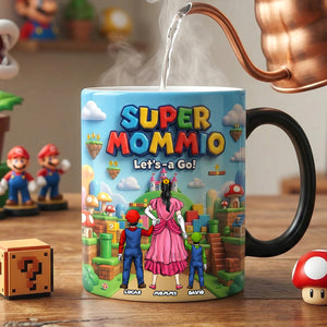 Super Mom & Mini Power Squad Magic Coffee Mug - Personalized Gifts For Moms 03NATN080426PA