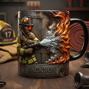 Firefighter Tribute Mug Personalized Gifts For Firefighter 02TODT041225