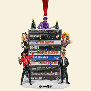 Retro Rock Music - Personalized Gifts For Christmas Ornament 05naqn011125
