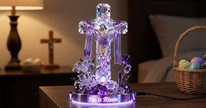 Jesus On The Cross Light Box - Personalized Gifts For Christians 03tgmg300126