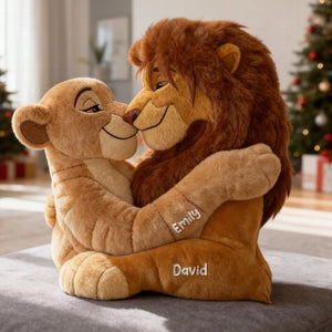 Roaring Majestic Couple Pillow - Personalized Gift For Couples 03QHQN081125